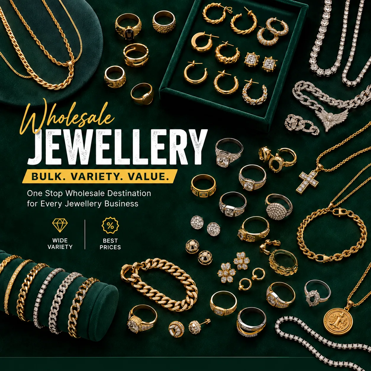Wholesale jewellery showcase