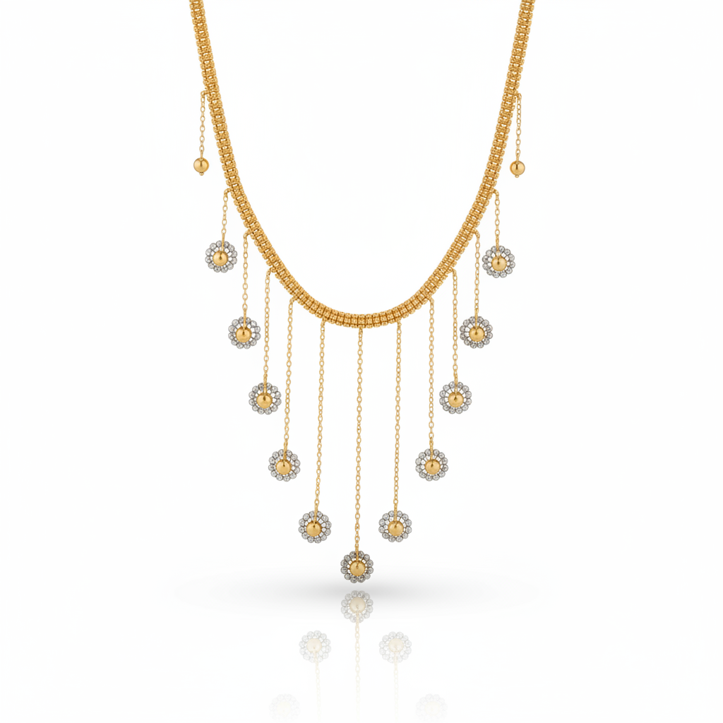 Jhilmil Long necklace view 3