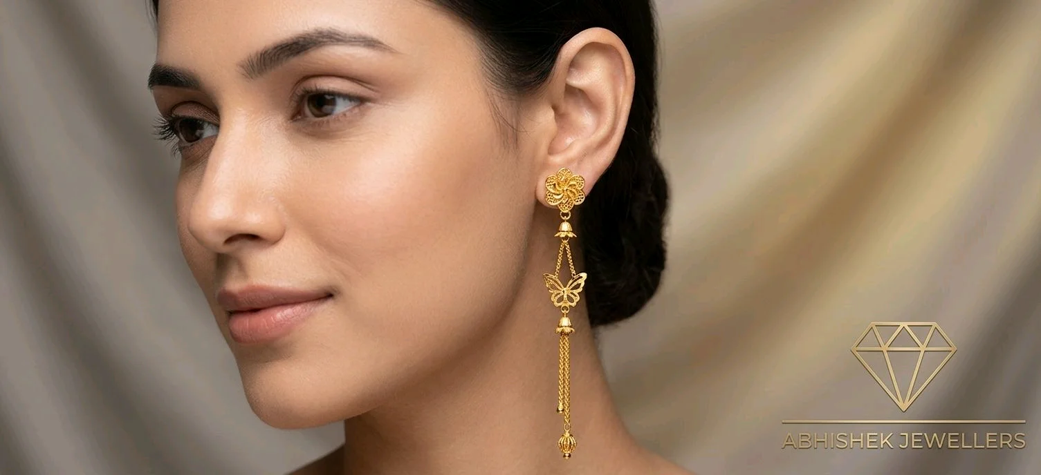 Simple Earrings - alternate view
