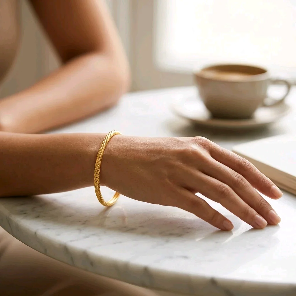 ridge bangle - alternate view